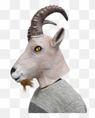 Download Goat Head Mask Hd Png - Costume,Goat Head Png