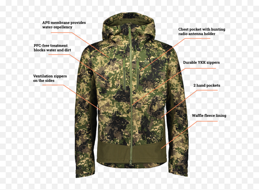 Alaska Raptor Ms Jacket Blindtech Invisible Ii U2013 - Jacket Png,Raptor Png