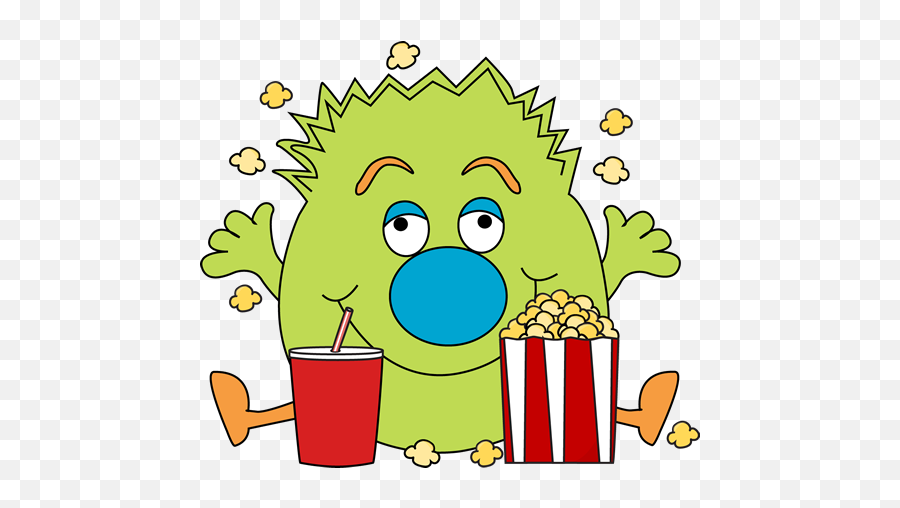 Free Popcorn Clipart Download Clip Art - Monster Eating Popcorn Clipart Png,Popcorn Clipart Png