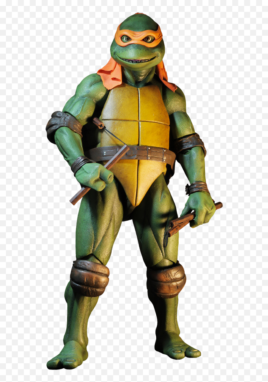 Teenage Mutant Ninja Turtles 1990 Michelangelo 14 Scale - 1990 Teenage Mutant Ninja Turtles Michelangelo Png,Michelangelo Png