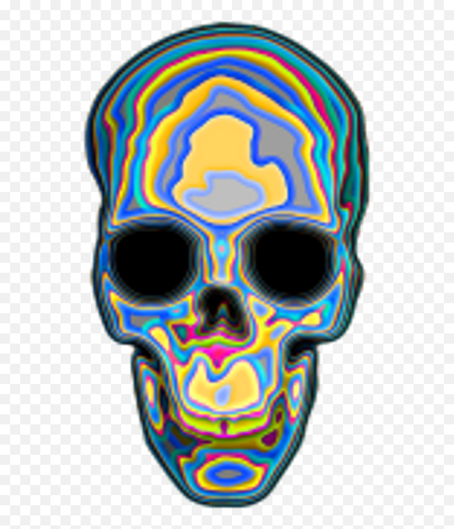 Trippy Skull Png Image - Trippy Png,Trippy Png
