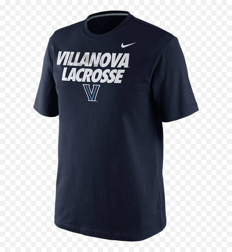 Nike Lacrosse Dri - Fit Lacrosse Tee Villanova University Short Sleeve Png,Villanova Logo Png