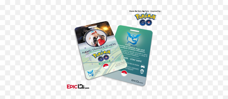 Pokemon Go Inspired Team Mystic Valor - Pokemon Go Trainercard Png,Team Instinct Logo