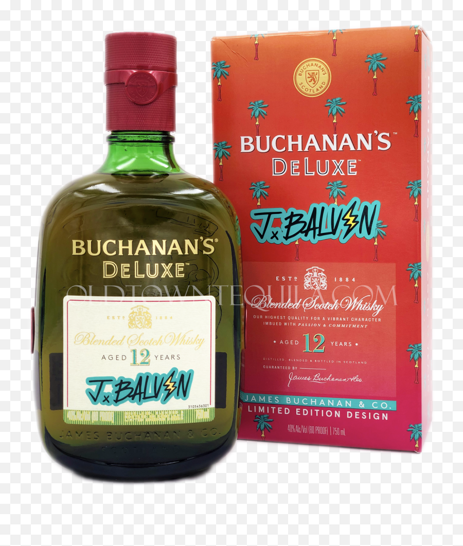 Buchanans Deluxe J Balvin 12 Year - Buchanan Whiskey J Balvin Png,Buchanan's Png