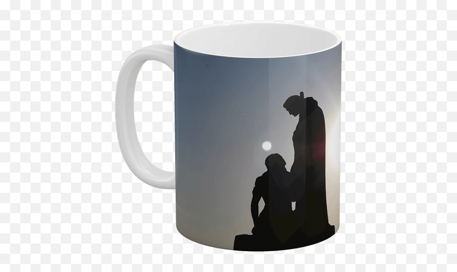 Coffee Cup Silhouette Png - Border Prayer Mug 1497688 Magic Mug,Coffee Cup Silhouette Png