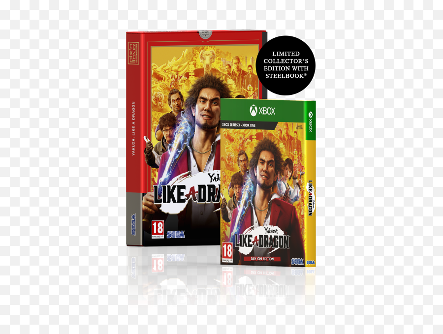 Yakuza Like A Dragon - Xbox Limited Edition Yakuza Like A Dragon Day Ichi Steelbook Edition Png,Yakuza Logo