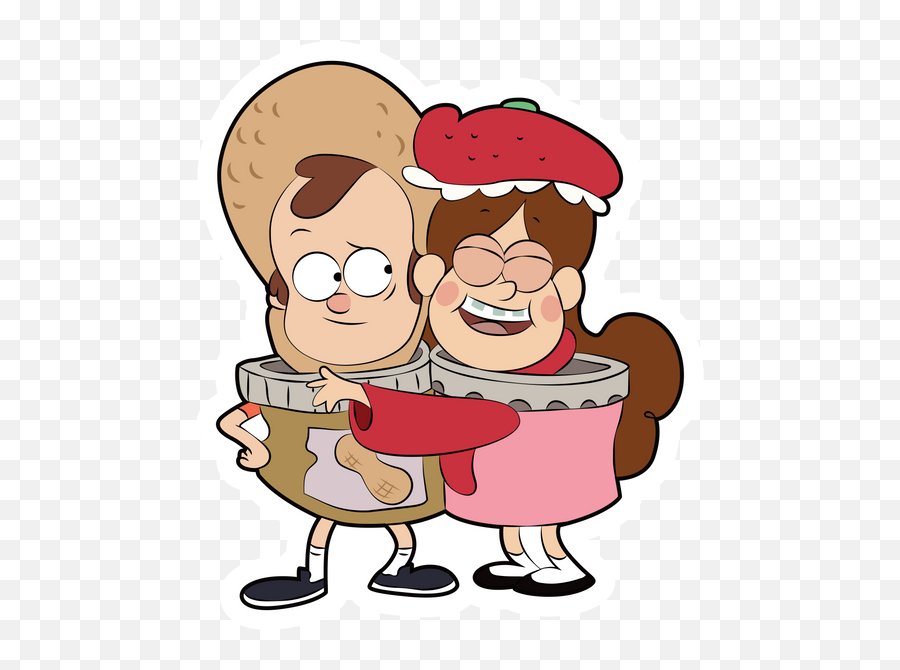 Gravity Falls Peanut Butter And Jelly - Iphone Gravity Falls Wallpaper Dipper And Mabel Png,Mabel Pines Icon
