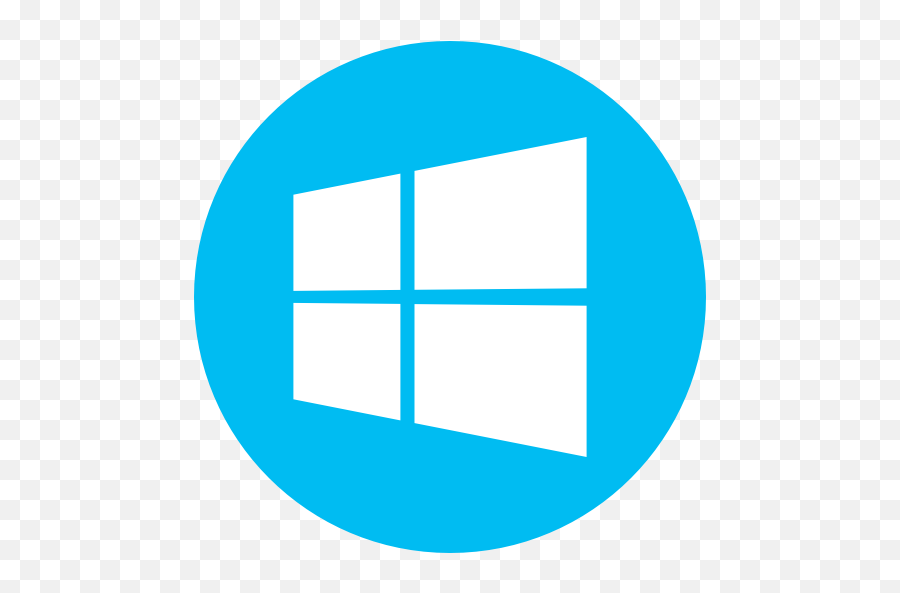 Circle Os Round Icon Windows - Windows 10 Icon Png Transparent,Windows 7 Icon Png