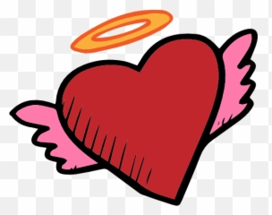 Lovely Romanticism Valentines Day Romantic Heart Wings - Girly png