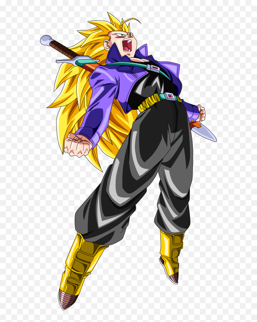 Ssj3 Future Trunks By Boscha196 Png