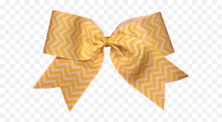 Yellow Bows For Cheer - Hair Bow Png Transparent,Hair Bow Png