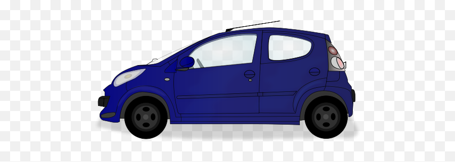 Blue Car Clipart Png - Little Blue Car Cartoon,Blue Car Png