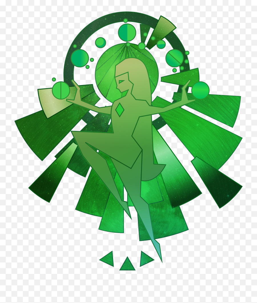 Another Fan Diamond Mural Art Green Stevenuniverse Png Steven Universe Peridot Icon