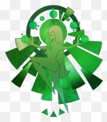 Another Fan Diamond Mural Art Green Stevenuniverse Png Steven Universe Peridot Icon