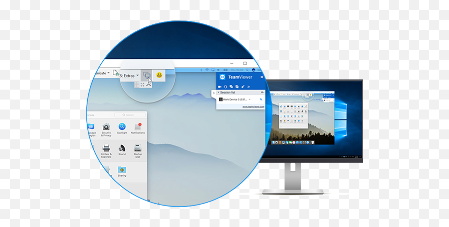Enjoy Multi - Teamviewer Multiple Monitors Png,Dual Monitor Icon