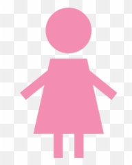 Free Photo Girl Female Illustration Woman Pink Snowman Icon - Png