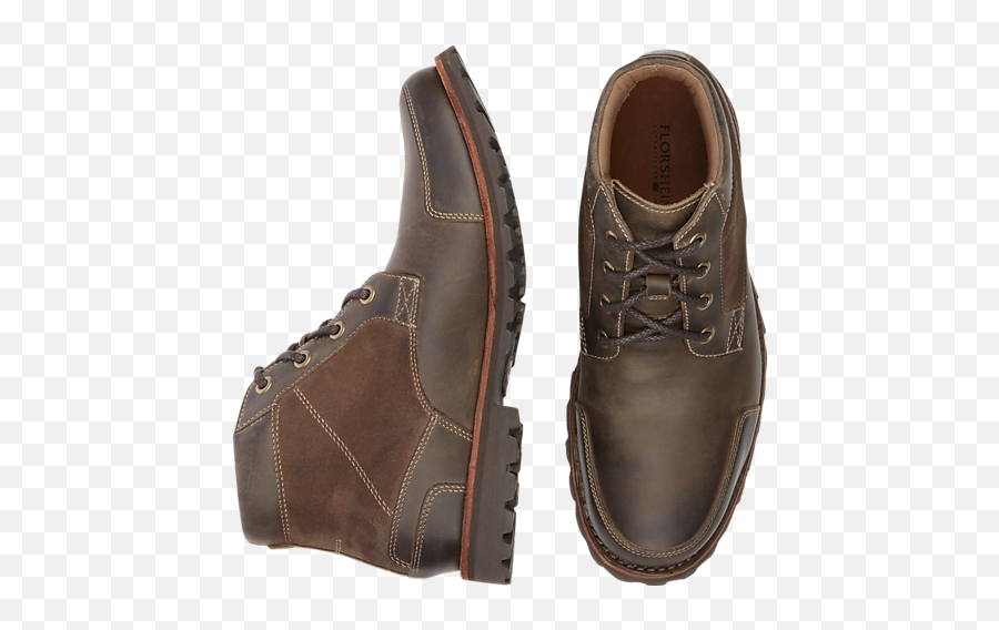 Florsheim Pine Brown Leather Boots - Lace Up Png,Timberland Men's Icon Three Eye Classic Shoe