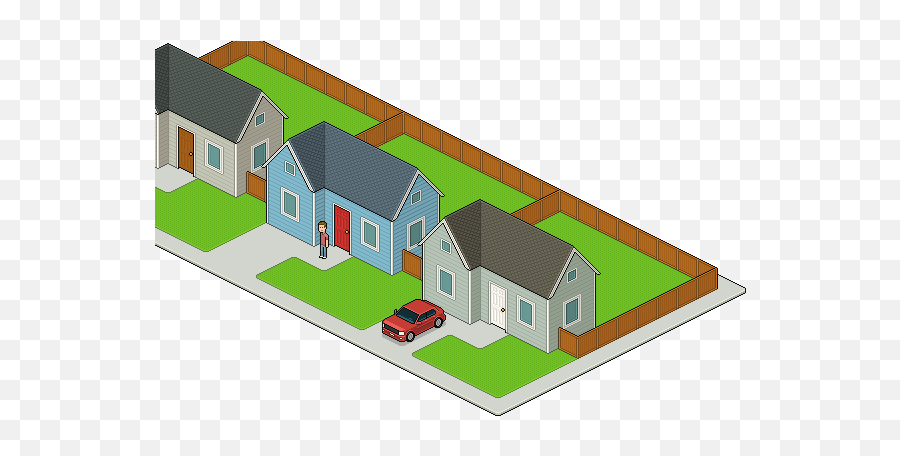 How To Create An Isometric Pixel Art Neighborhood Block In Png 3d House Icon Illustrator