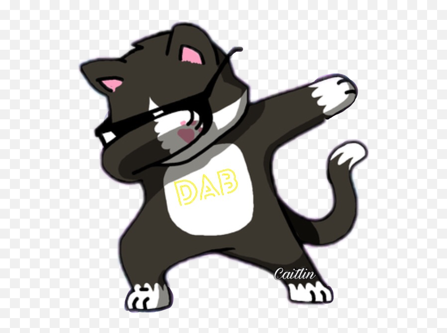 Svg Download Artistic Drawing Cute - Vshirt Dabbing Cat Cat Dabbing Transparent Png,Fortnite Dab Png