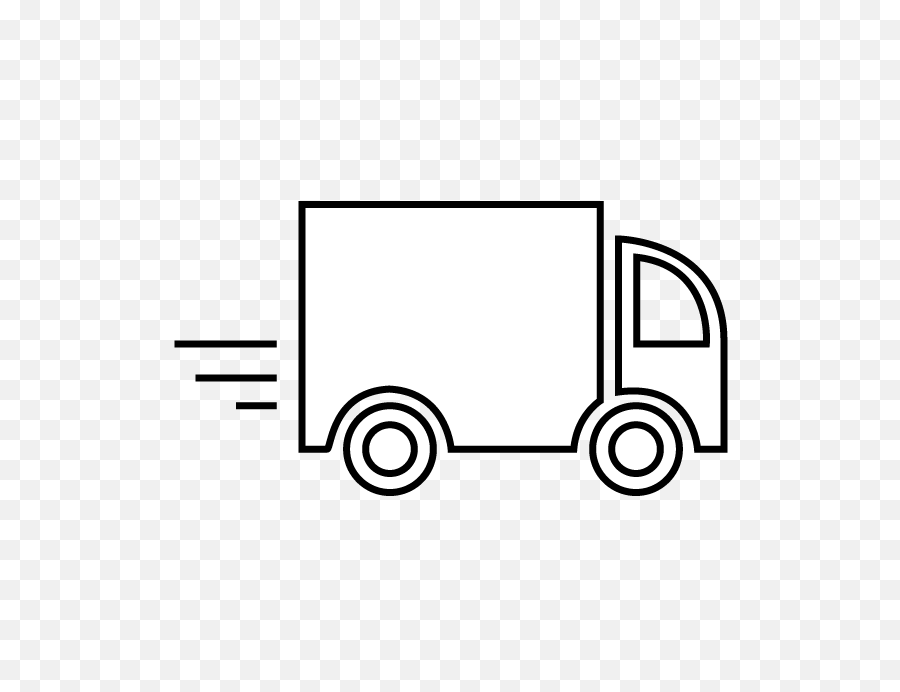 Delivery Van Clipart Png - Delivery Truck Png Line Art Delivery Truck Line Art,Delivery Png