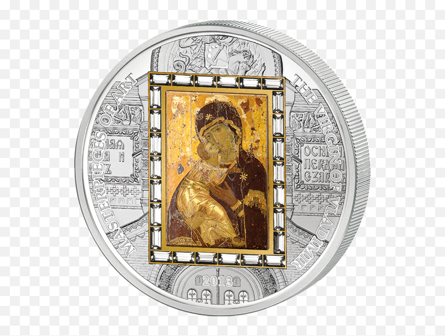 Cook Islands - 20 Dollars 2013 The Vladimir Icon Of Agau Our Lady Of Vladimir Png,Vladimir Icon Of The Mother Of God