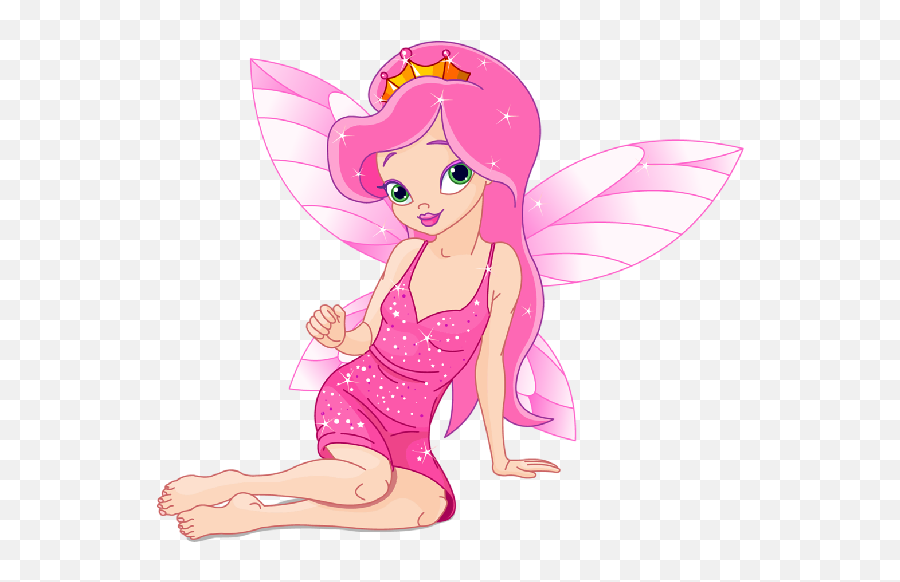 Cute - Cartoon Images Of Fairies Png,Pink Sparkles Png