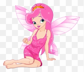 Cute - Cartoon Images Of Fairies Png,Pink Sparkles Png