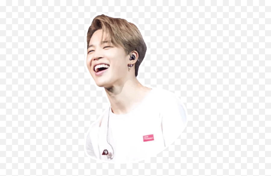 Jimin - Telegram Sticker English Hd Wallpaper Smile Jimin Cutest Png,Jhope Icon