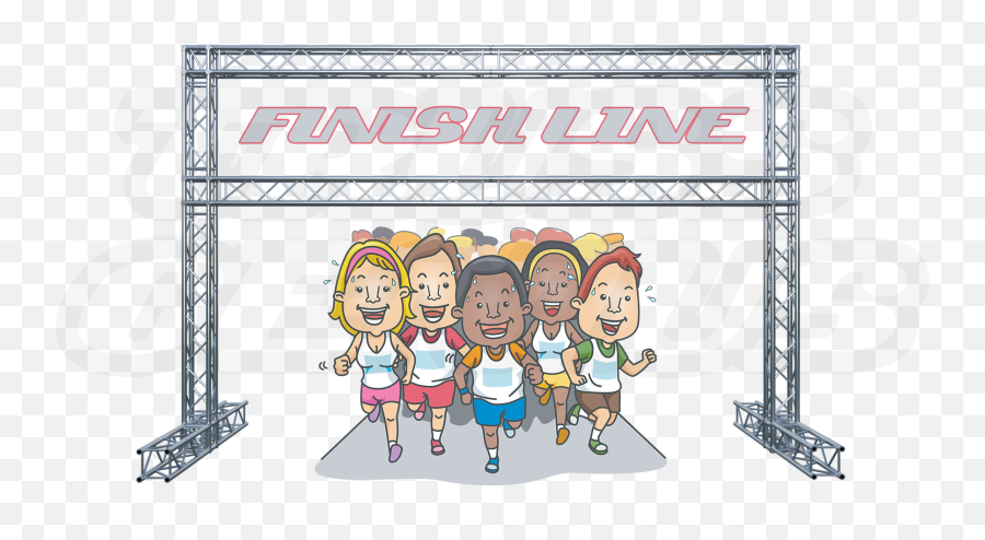 Aluminum Truss Start And Finish Line - Marathon Finish Line Clipart Png,Finish Line Png