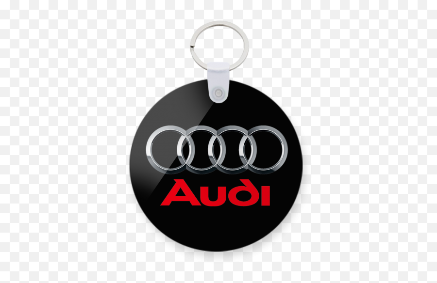 Audi Logo Art Printed Keychain - Audi Logo Png,Audi Logo Png