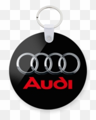 Audi Logo Art Printed Keychain - Audi Logo png