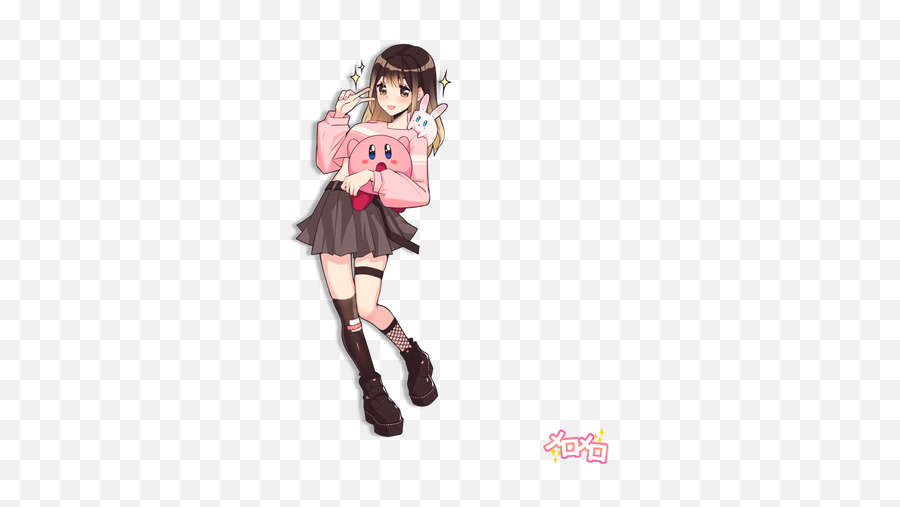 Kurumi - Chan Sticker Spot Holo Oil Slick X Tokyo Girls Girly Png,Osomatsu Icon Maker