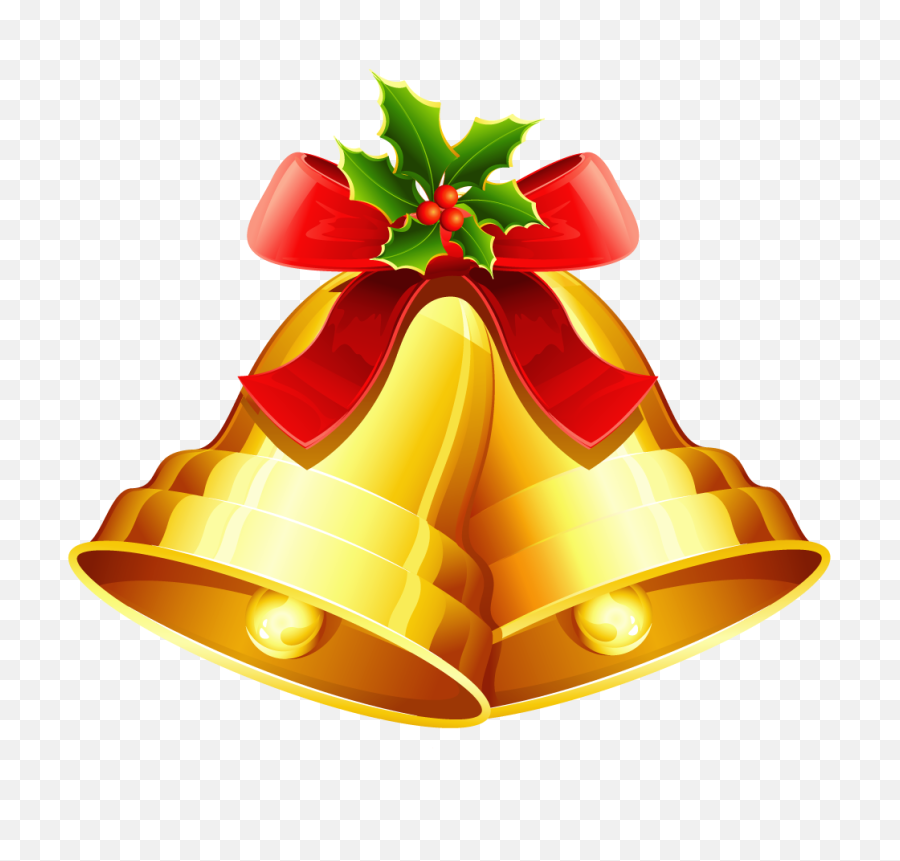 Christmas Bell Png Transparent Images - Transparent Background Bells Clipart,Christmas Bells Png