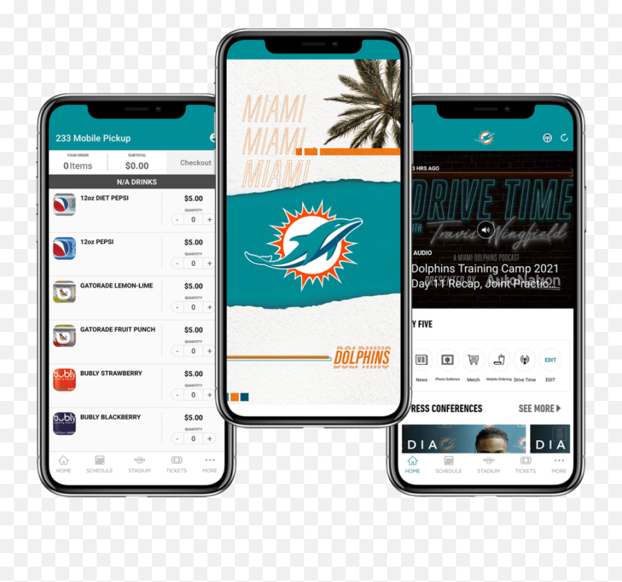 Mobile App Miami Dolphins - Smart Device Png,No Airplay Icon Ios 5