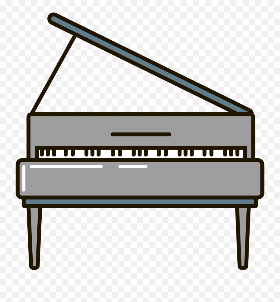 Piano Clipart Free Download Transparent Png Creazilla - Cum Se Deseneaza Un Pian,Piano Icon Png