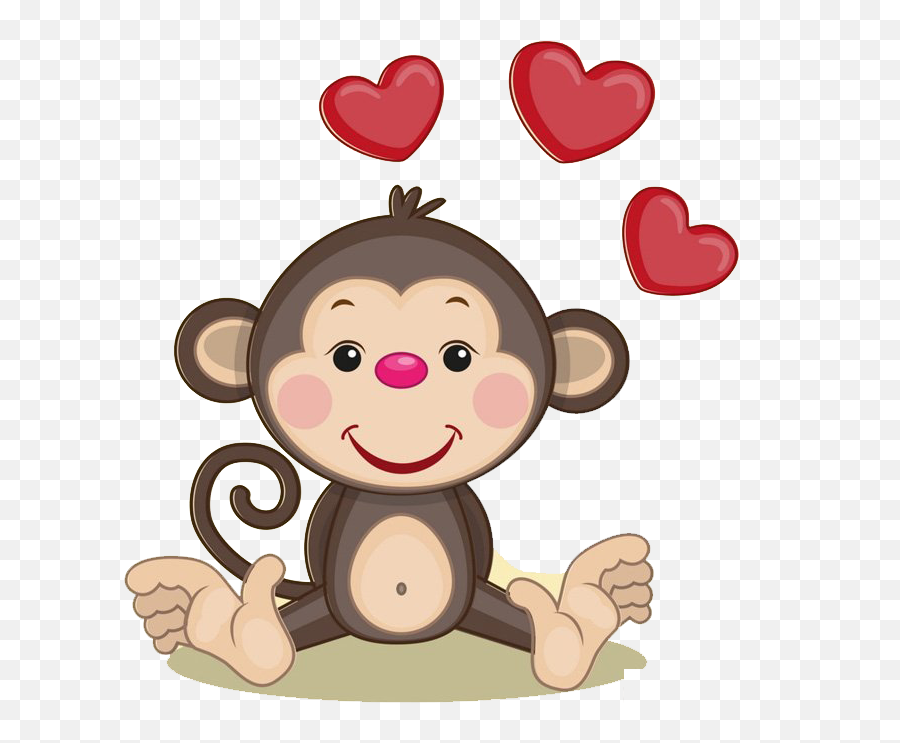 Cute Monkey Png Download - Monkey Playing Guitar Clipart,Cute Monkey Png