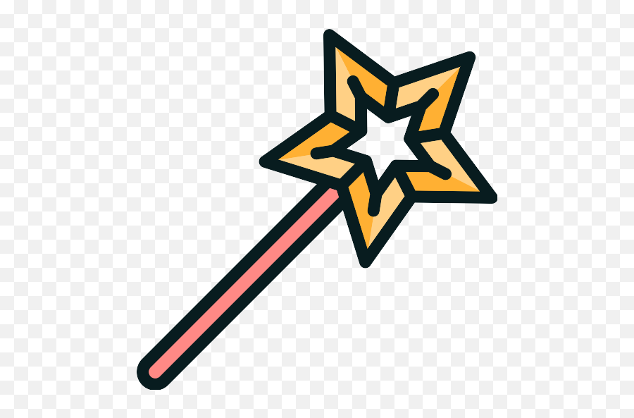 Magic Wand Png Icon - Magic Wand Vector Png,Wand Png