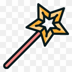 Magic Wand Png Icon - Vector