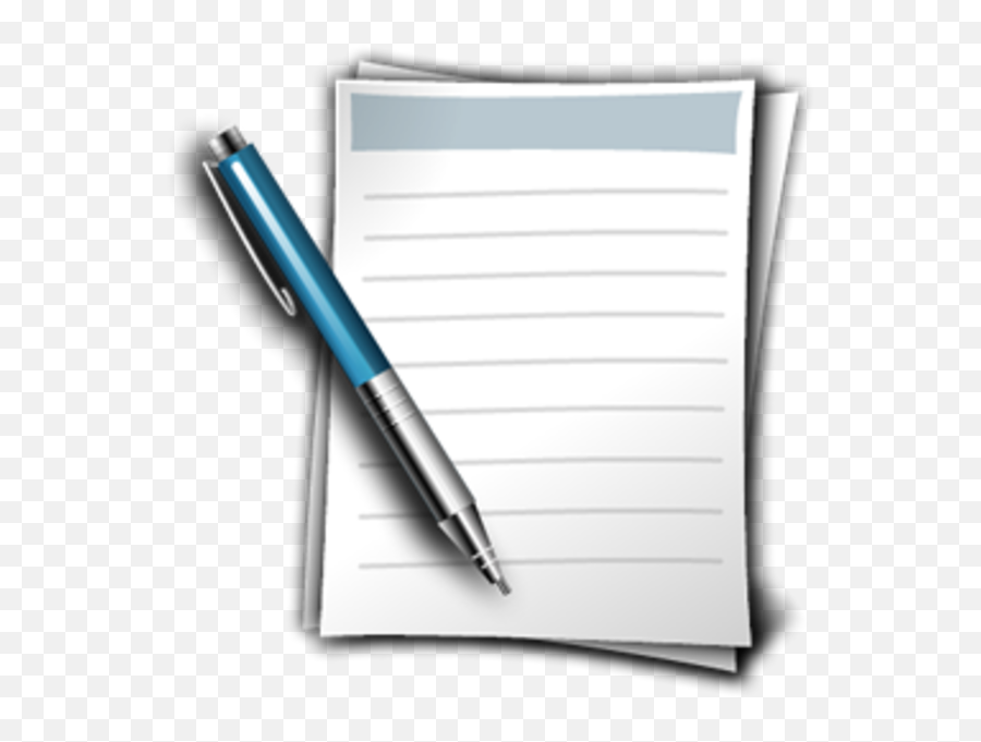 Write Document - Clipart Full Size Paper Essay Cartoon Png,Blank Document Icon