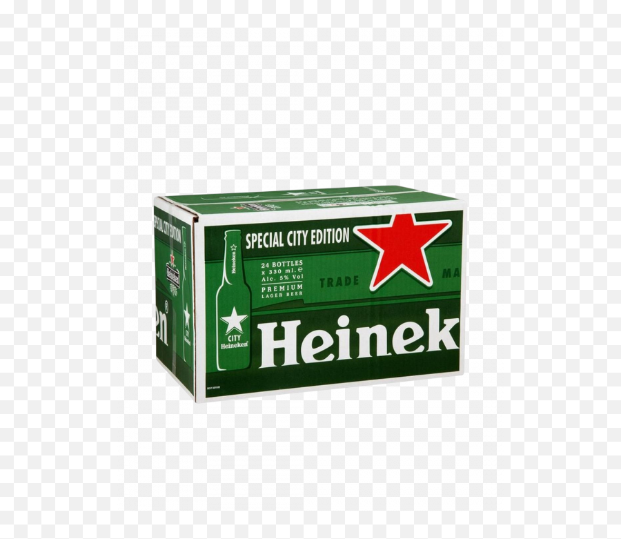 Heineken Lager 24 X 330ml - Box Png,Heineken Png