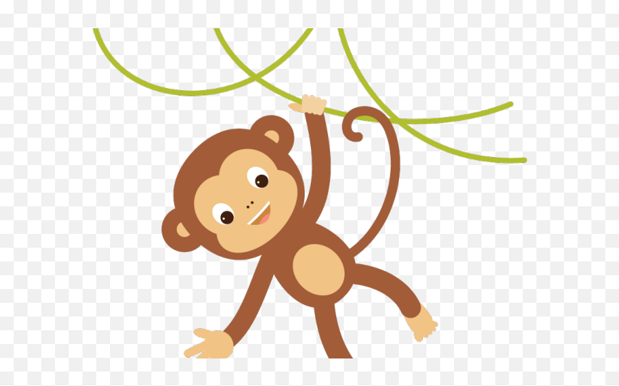 Feet Clipart Monkey - Hanging Monkey Clipart Png,Animals Png