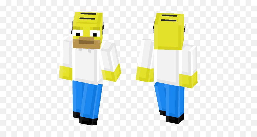 Download Homer Simpson Minecraft Skin For Free - Cartoon Png,Homer Simpson Png