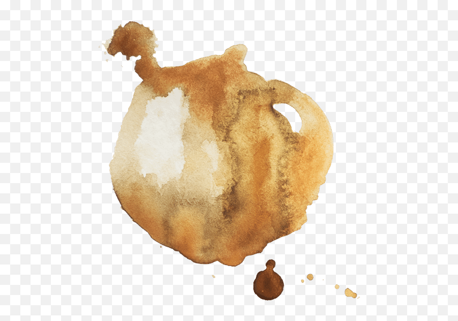 Coffee Splatter Stains - Watercolor Paint Png,Coffee Stain Png