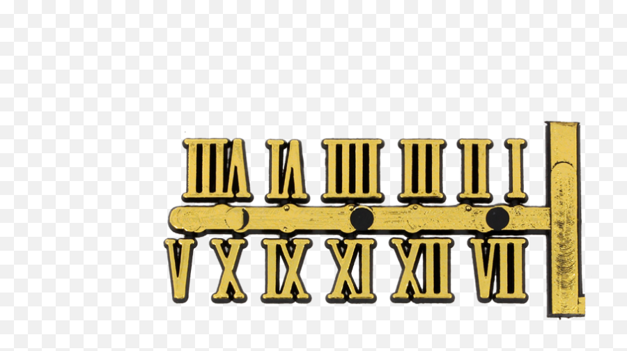 Number Sets Roman Numerals Of I - Xii Calligraphy Png,Roman Numerals Png