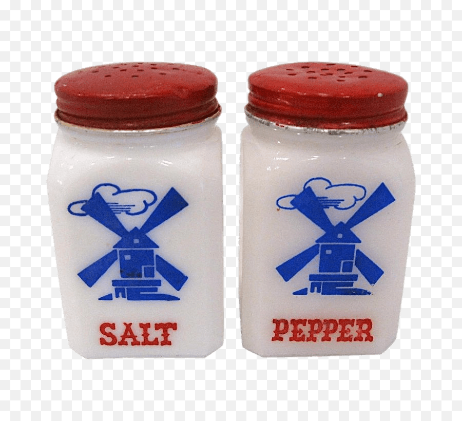 Download Full Salt And Pepper Dispenser Set Transparent Png - Windmill Salt And Pepper Shakers,Salt Transparent