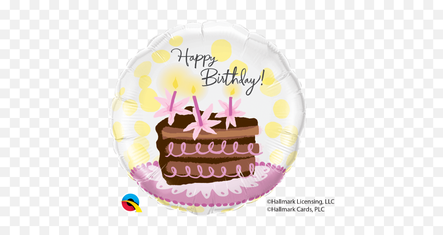 Birthday Chocolate Cake Slice - Pastel Feliz Cumpleaños Con Revanada De Pastel Png,Cake Slice Png