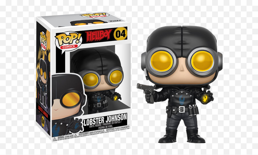 Hellboy - Lobster Johnson Pop Vinyl Figure Funko Pop Lobster Johnson Png,Hellboy Png