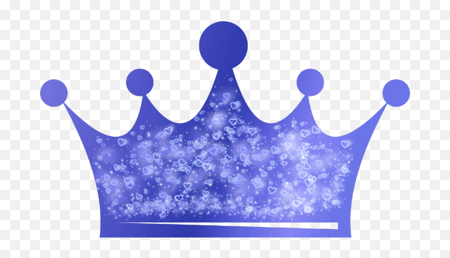 Blue Sticker - Transparent Background Crown Clip Art Png,Pink Crown Png