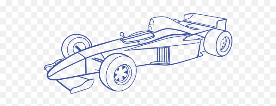 Racing Stripes Png - Formula One Car Drawing,Racing Stripes Png