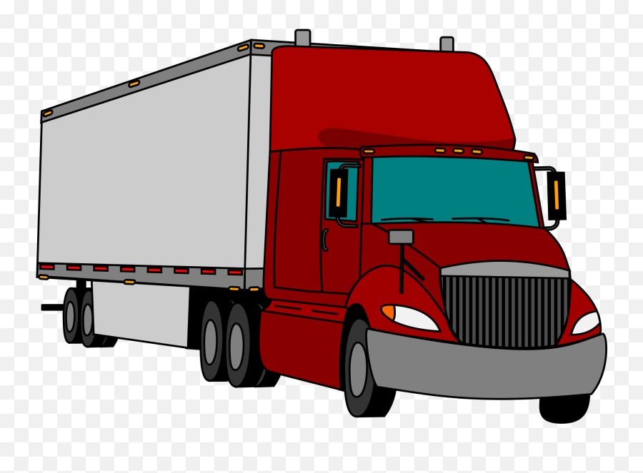 Car Semi - Trailer Clipart Png,18 Wheeler Png